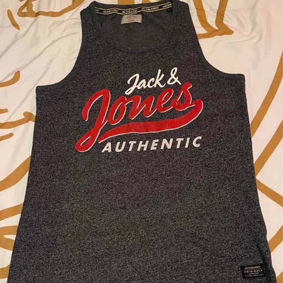 Jack & Jones Designer Fitted Mens Tank Top. Medium - Picture 1 of 3